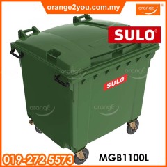 MGB1100L -  SULO Mobile Garbage Waste Recycle Bin (1100 Liter) | Dustbin | Tong Sampah